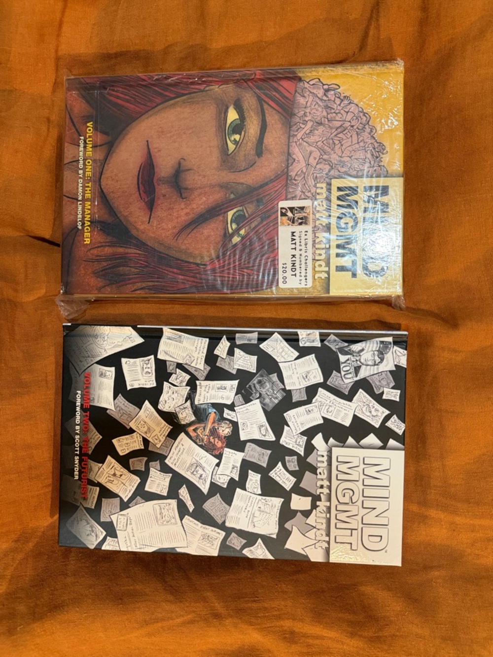 MIND MGMT Volume 1 and 2 - Ex Libris Challengers Signed